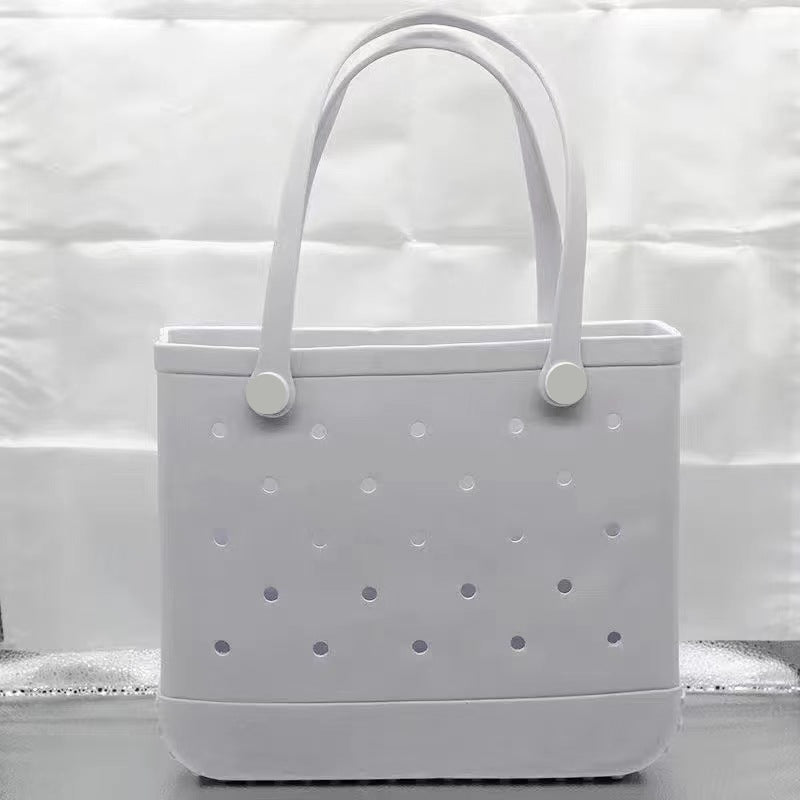 Wasserdichte Strandtas aus EVA mit Belüftung für Damen, Pool- und Reisetasche, geräumiger, leichter Shopper, Aufbewahrungstasche für den Urlaub | Sansoti