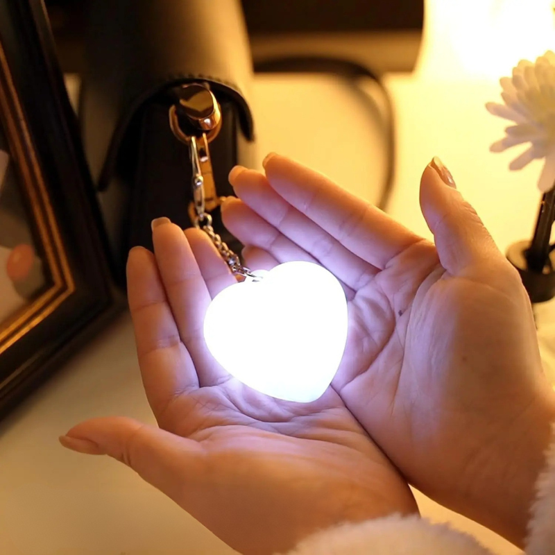 Tasverlichting met Aanraaksensor Hart of Ster Clip-on Lampje Handtas Rugzak LED Zoeklicht Compact Nachtlampje | Sansoti