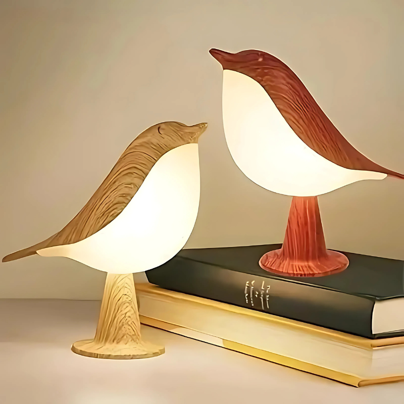 Lampe oiseau dimmable avec diffuseur d’arômes – lampe d’ambiance sans fil pour intérieur | Restfield