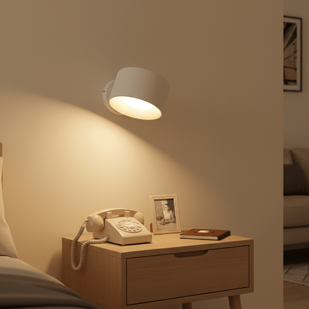 Applique Murale Sans Fil avec Télécommande – Éclairage Mural LED Scandinave Sans Câble | Restfield