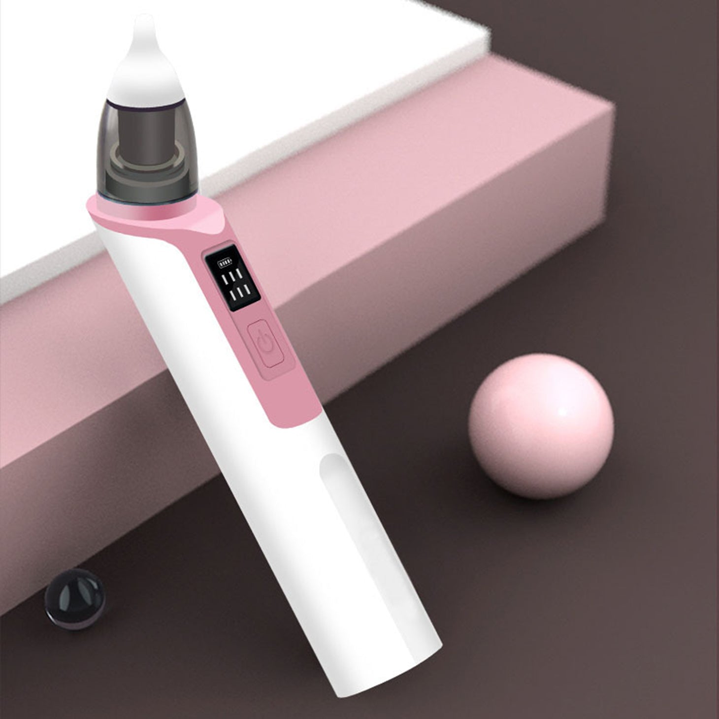 Elektrische Babyneusspuiger met Anti-Reflux Mechanisme – Veilige Neusreiniger voor Baby's | Sansoti