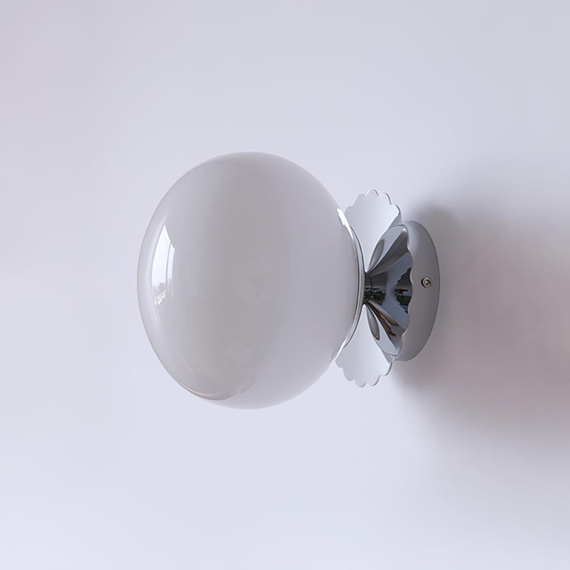 Glazen Wandlamp met Gekleurde Diffuser – Dimbare Armatuur Wand & Plafond Converteerbaar | Sansoti