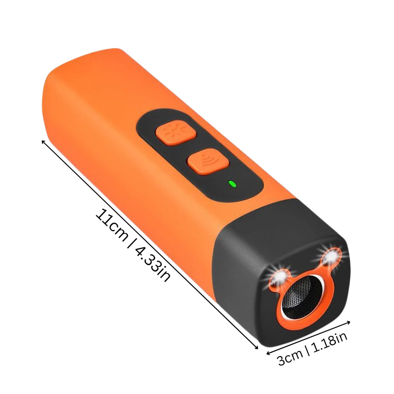 Ultraschall-Hundetrainer mit 3 Modi zur positiven Kontrolle des Bellverhaltens USB-aufladbares Anti-Bell-Gerät | Sansoti