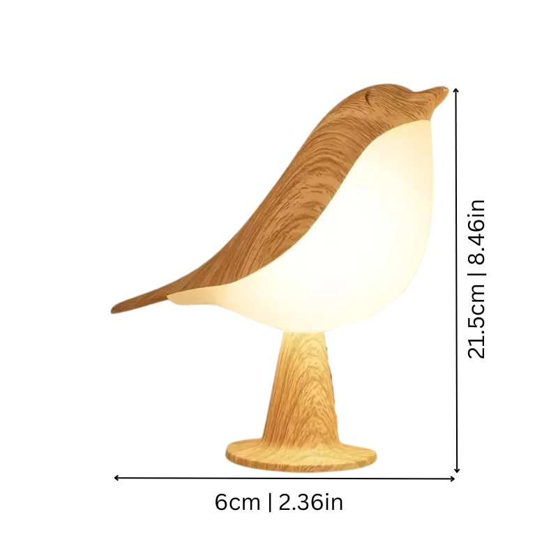 Lampe oiseau dimmable avec diffuseur d’arômes – lampe d’ambiance sans fil pour intérieur | Restfield