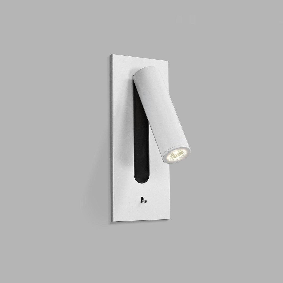 Applique murale de chambre à coucher LED à bras articulé, liseuse à intensité variable et réglable avec interrupteur, aluminium, bronze et noir, lampe de chevet | Sansoti