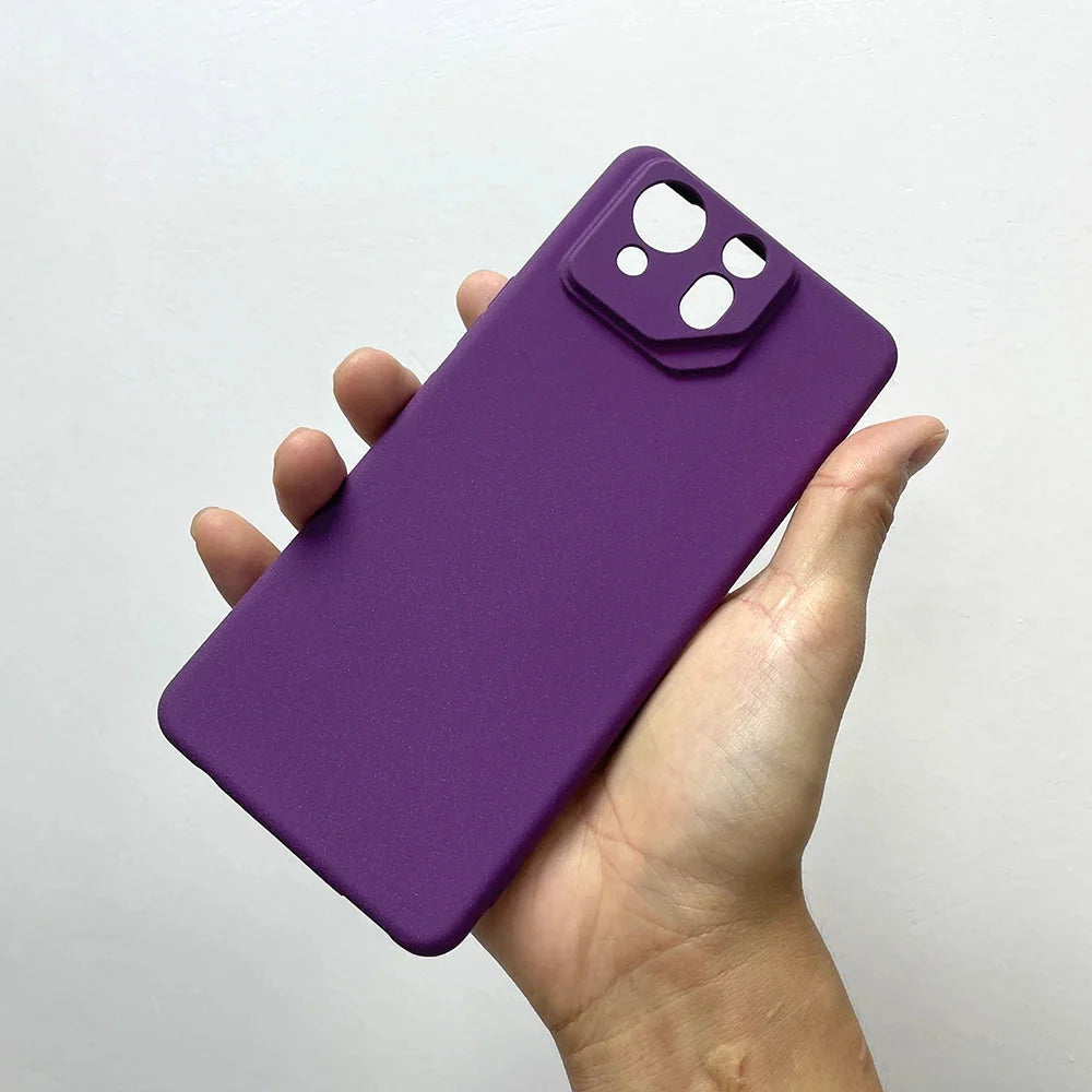Matte Silicone Phone Case Anti-Fingerprint Shockproof Protection Wireless Charging Smartphone Case | Sansoti