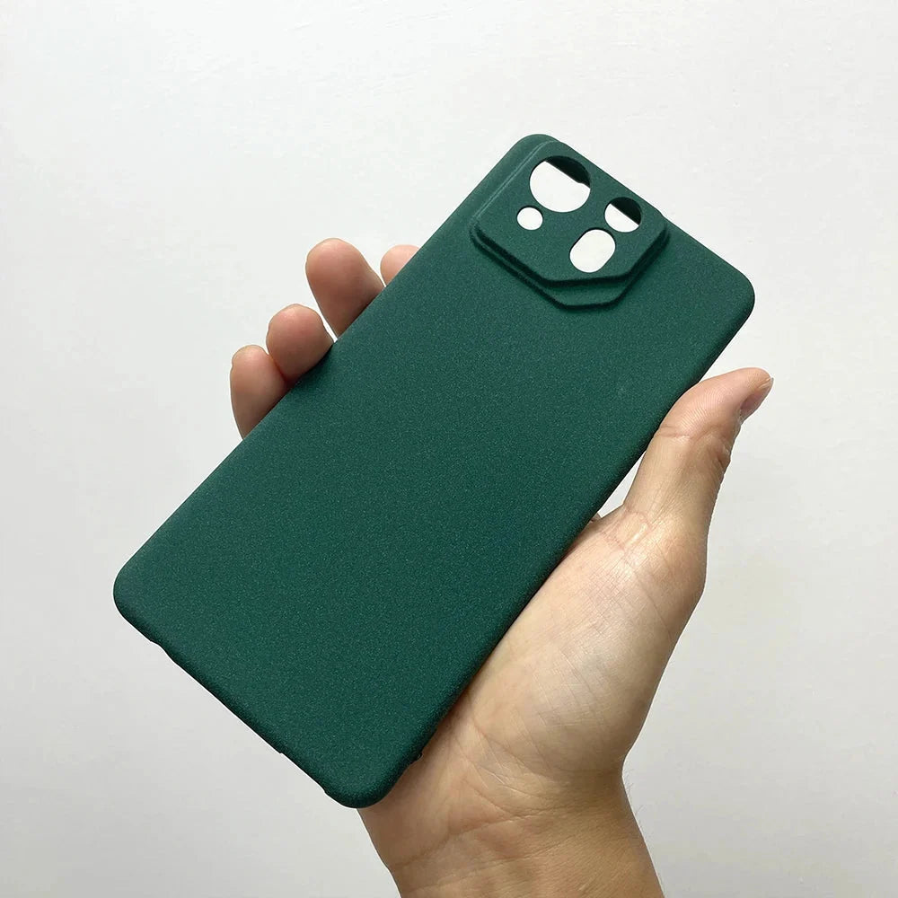 Matte Silicone Phone Case Anti-Fingerprint Shockproof Protection Wireless Charging Smartphone Case | Sansoti