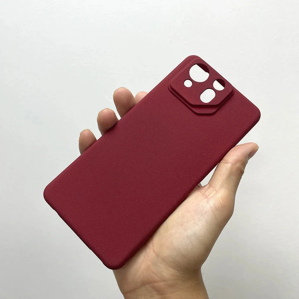 Matte Silicone Phone Case Anti-Fingerprint Shockproof Protection Wireless Charging Smartphone Case | Sansoti