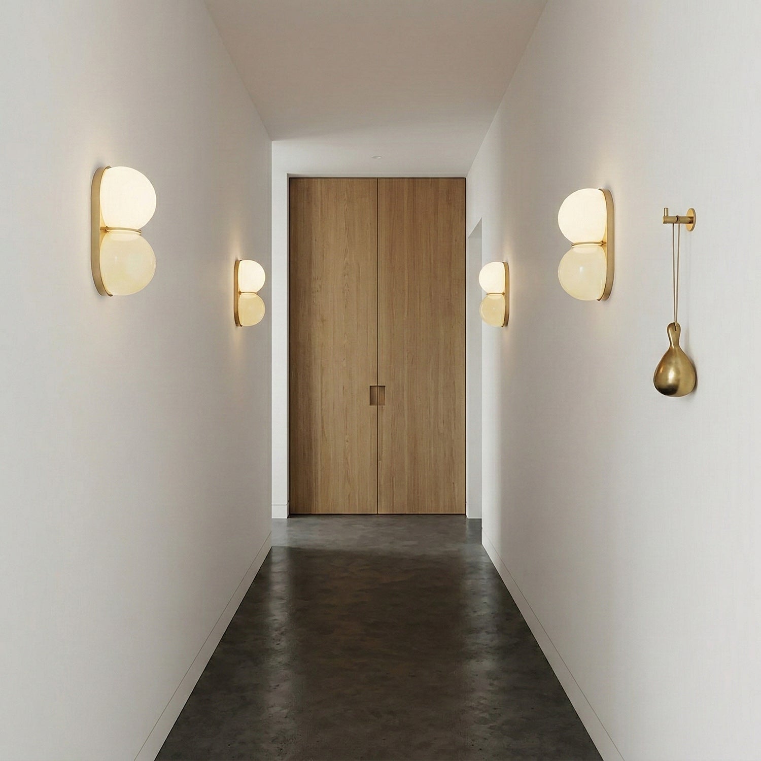 Moderne Dubbele Glazen Wandlamp – Speelse Verlichting met Gekleurde Glazen voor Slaapkamer & Kinderkamer | Sansoti