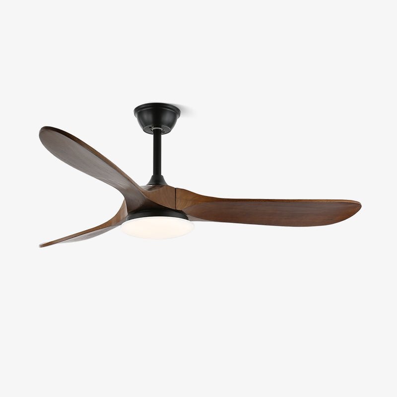Plafondventilator met Verlichting 42″/52″ Massief Hout LED 6 Snelheden Afstandsbediening DC Motor Draadloze Wandschakelaar Compatible Woonkamer Slaapkamer | Sansoti