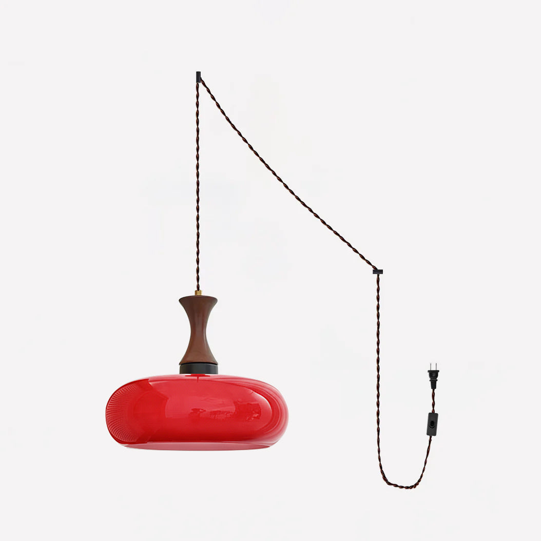 Amber glazen hanglamp – warme sfeerverlichting voor woonkamer en eetkamer | Sansoti