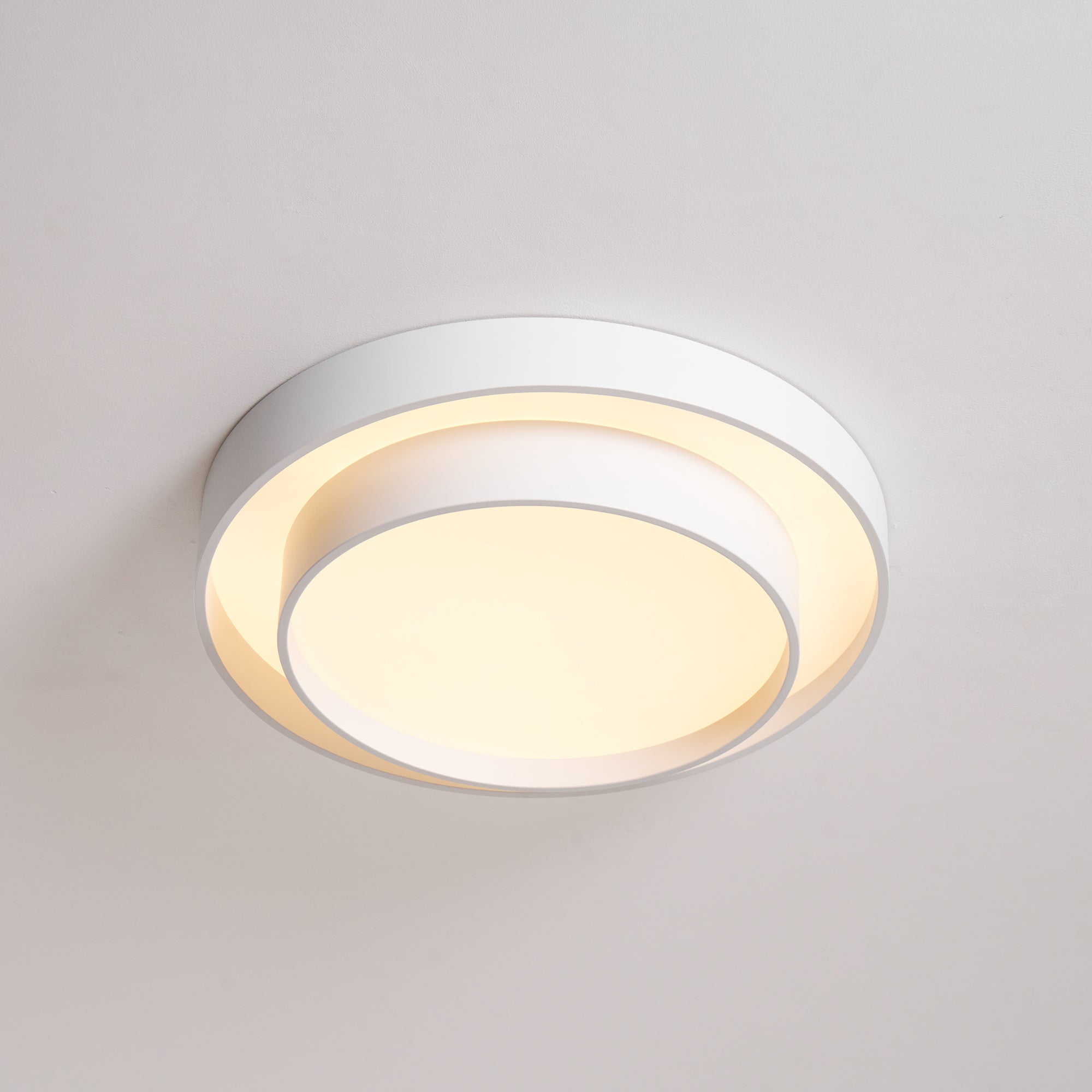 Plafondlamp Cilinder IJzer Acryl Wit Grijs Zwart Woonkamer Slaapkamer LED 3000K 4000K 6000K Ø40 Ø50 Ø60cm Plafonnière Dimbaar | Sansoti