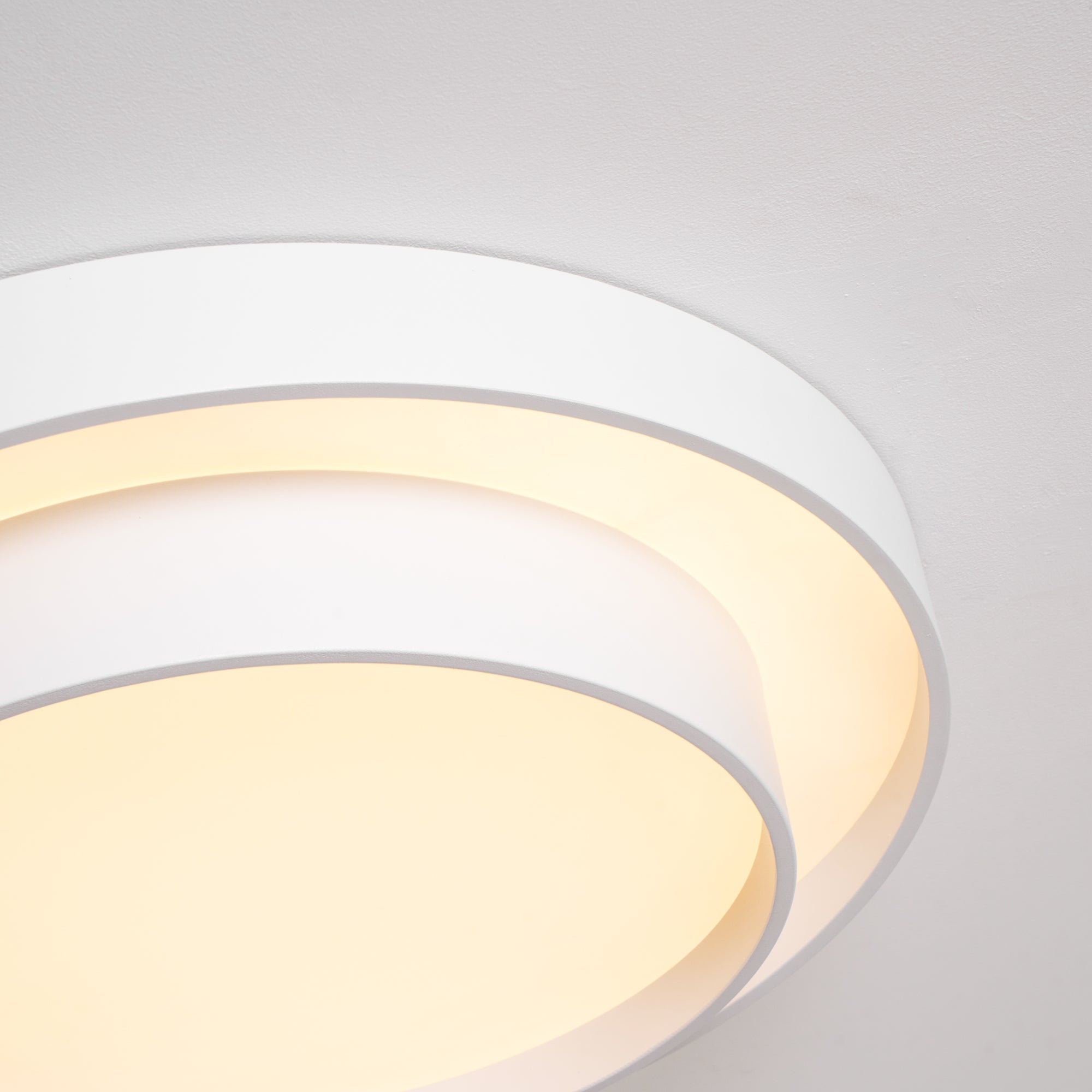 Plafondlamp Cilinder IJzer Acryl Wit Grijs Zwart Woonkamer Slaapkamer LED 3000K 4000K 6000K Ø40 Ø50 Ø60cm Plafonnière Dimbaar | Sansoti