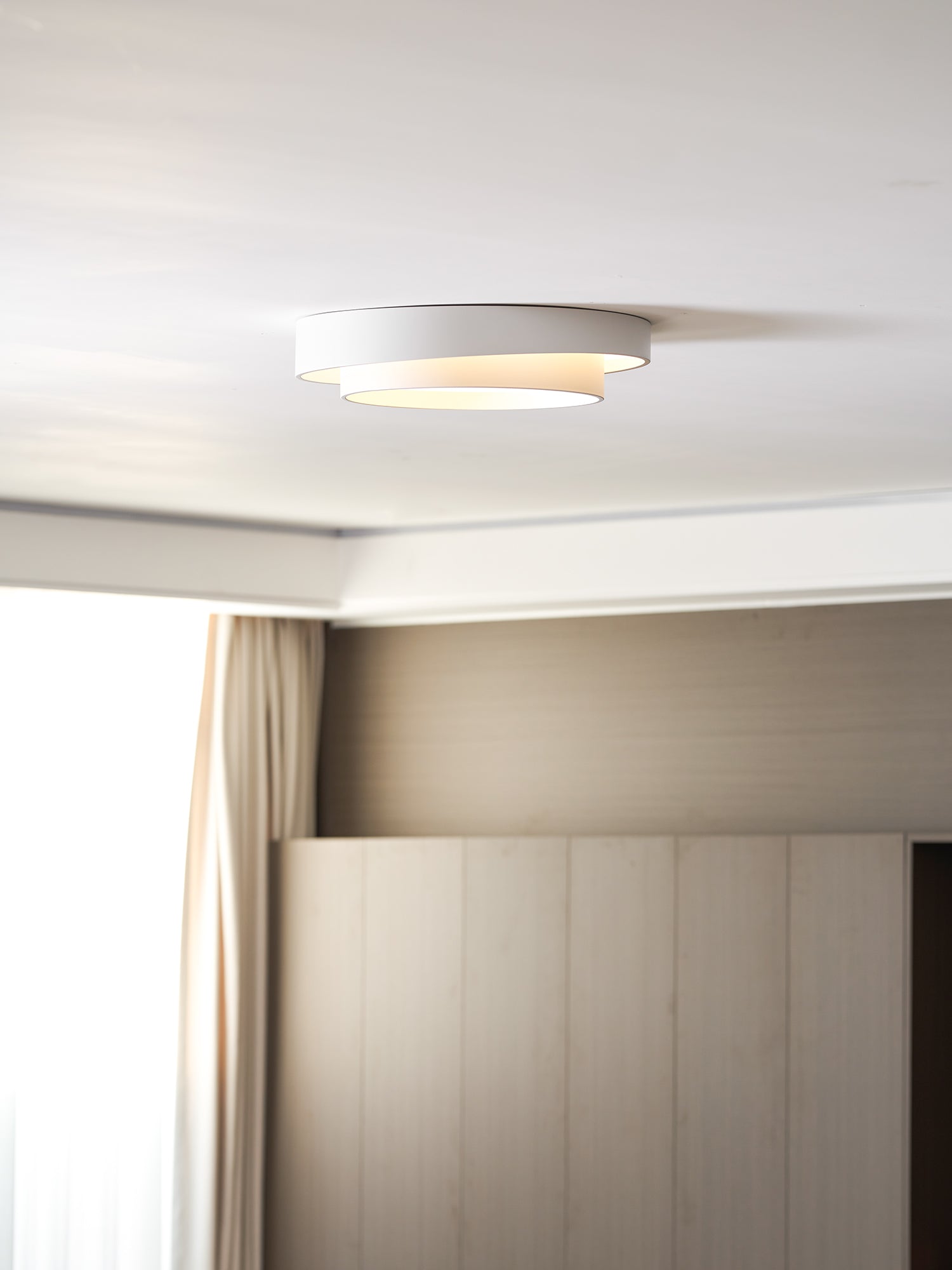 Plafondlamp Cilinder IJzer Acryl Wit Grijs Zwart Woonkamer Slaapkamer LED 3000K 4000K 6000K Ø40 Ø50 Ø60cm Plafonnière Dimbaar | Sansoti
