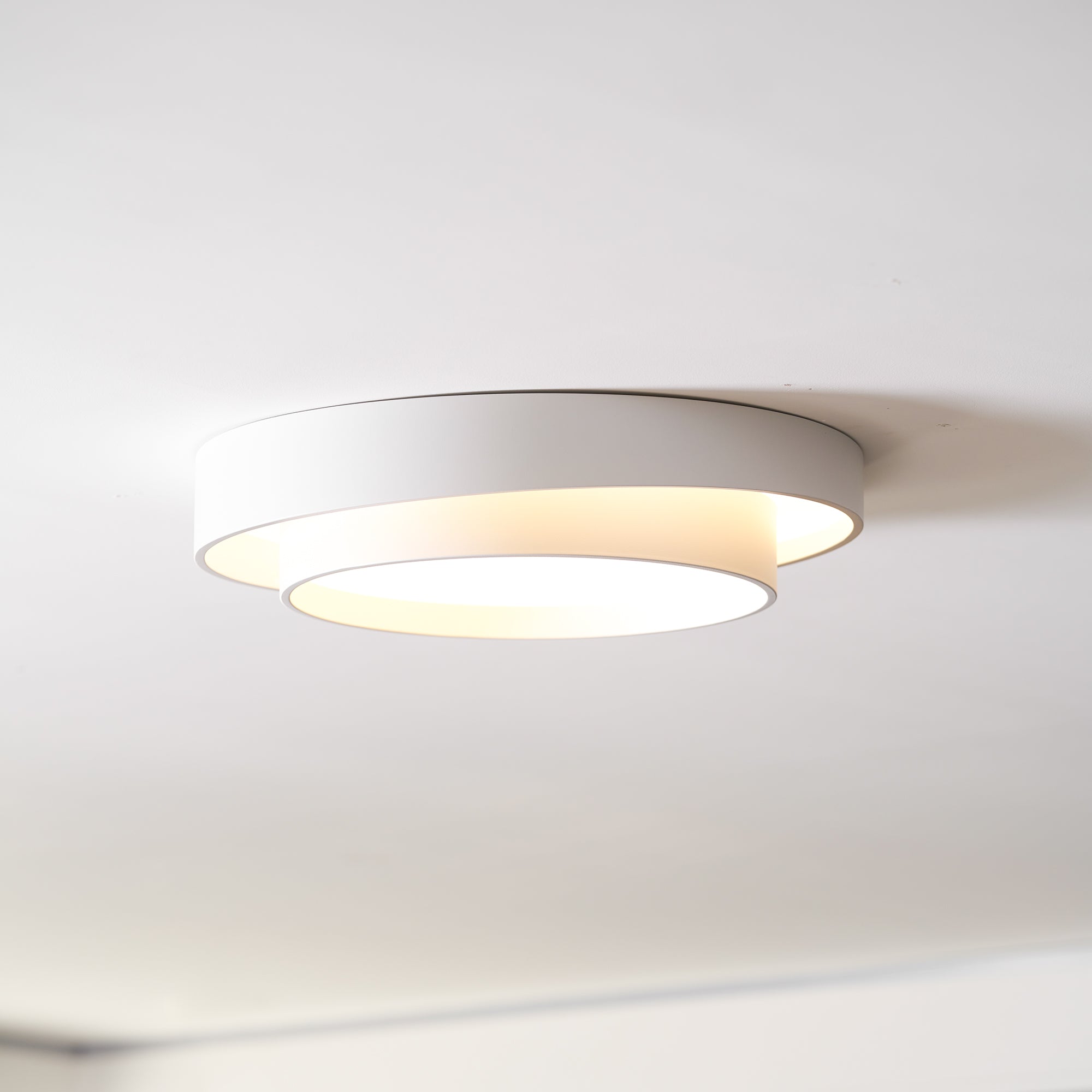 Plafondlamp Cilinder IJzer Acryl Wit Grijs Zwart Woonkamer Slaapkamer LED 3000K 4000K 6000K Ø40 Ø50 Ø60cm Plafonnière Dimbaar | Sansoti