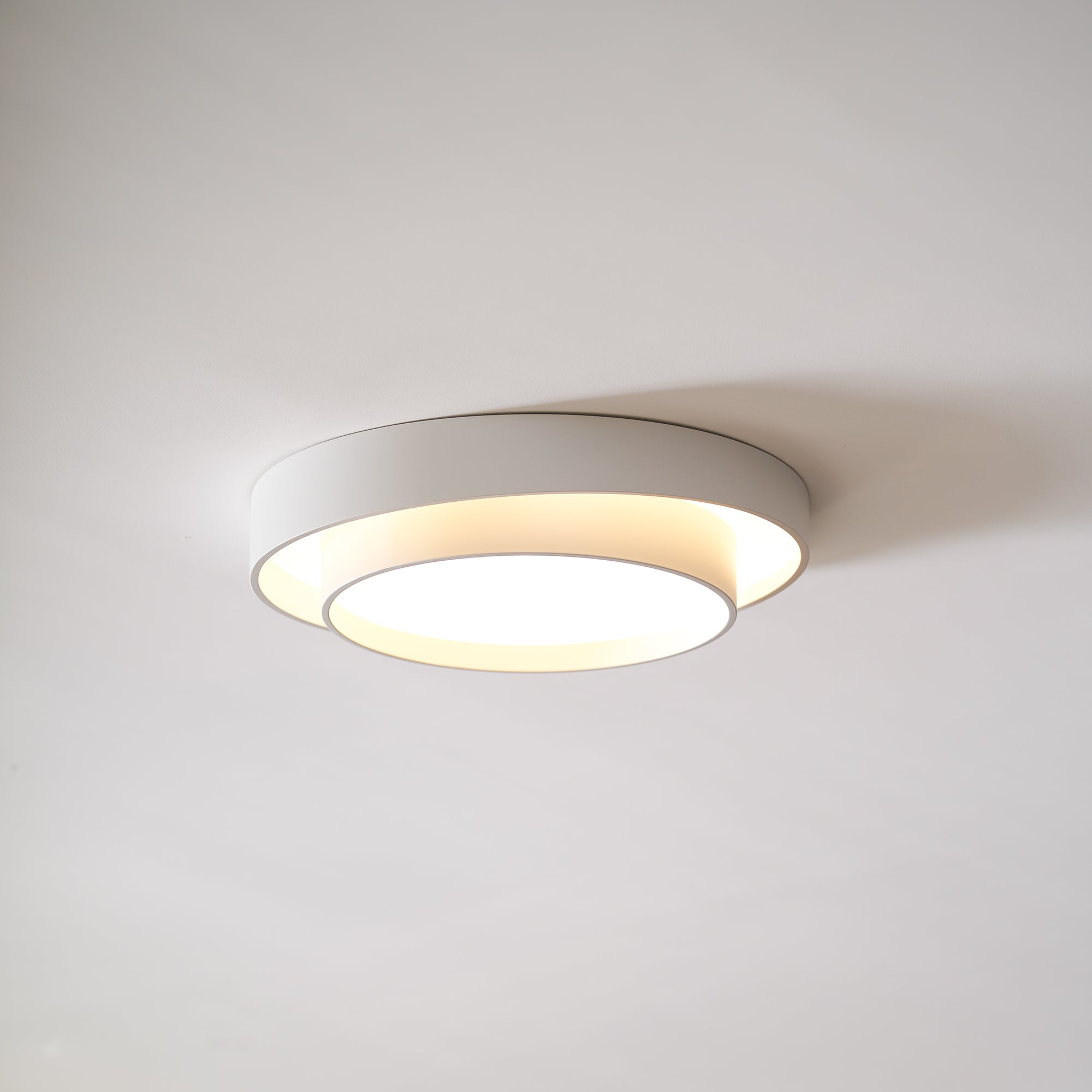 Plafondlamp Cilinder IJzer Acryl Wit Grijs Zwart Woonkamer Slaapkamer LED 3000K 4000K 6000K Ø40 Ø50 Ø60cm Plafonnière Dimbaar | Sansoti
