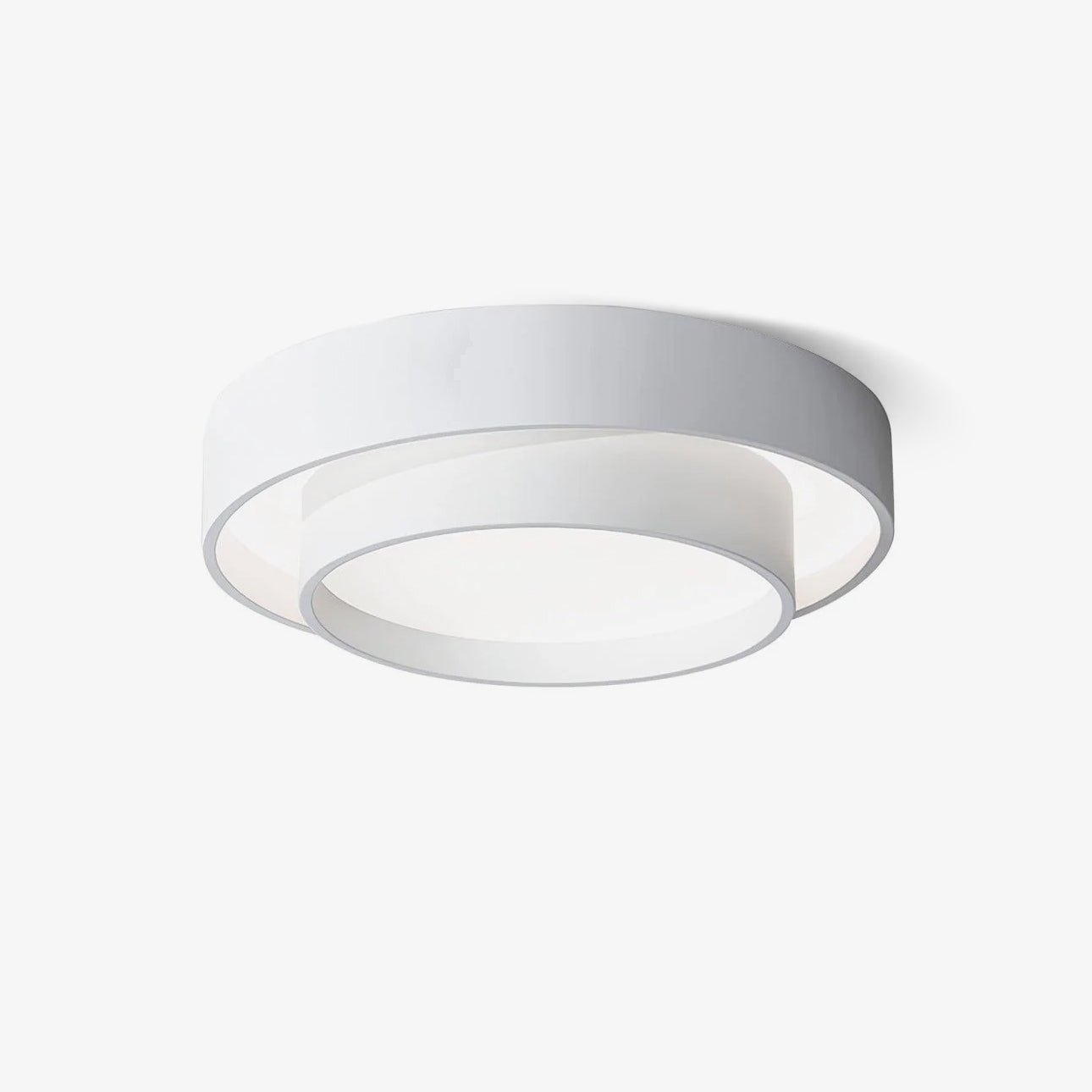 Plafondlamp Cilinder IJzer Acryl Wit Grijs Zwart Woonkamer Slaapkamer LED 3000K 4000K 6000K Ø40 Ø50 Ø60cm Plafonnière Dimbaar | Sansoti