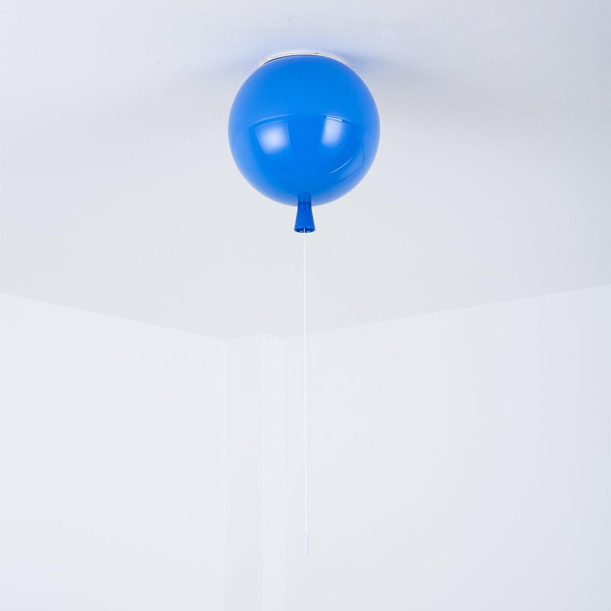 Ballonlampe Deckenleuchte Kunststoff Weiß Blau Rosa Orange Kinderzimmer Wohnzimmer Ø25 Ø30 Ø35cm Hängelampe Verspielter Zugschnur | Restfield