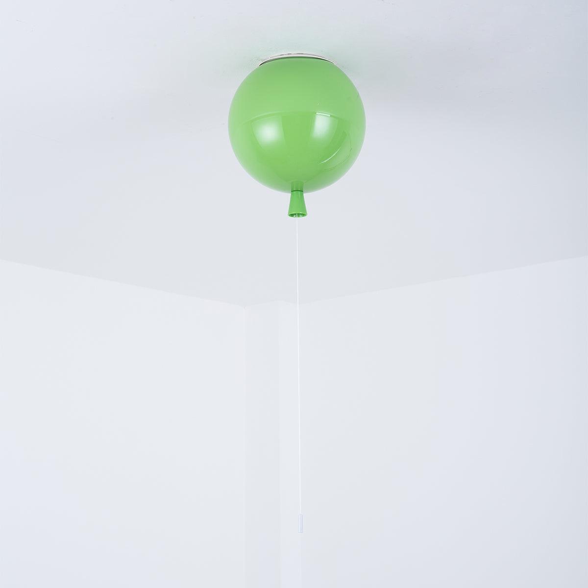 Ballonlampe Deckenleuchte Kunststoff Weiß Blau Rosa Orange Kinderzimmer Wohnzimmer Ø25 Ø30 Ø35cm Hängelampe Verspielter Zugschnur | Restfield