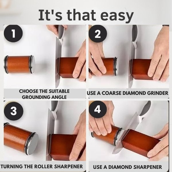 Rolmessenslijper Handmatig Compact Design Snelle Resultaten | Sansoti