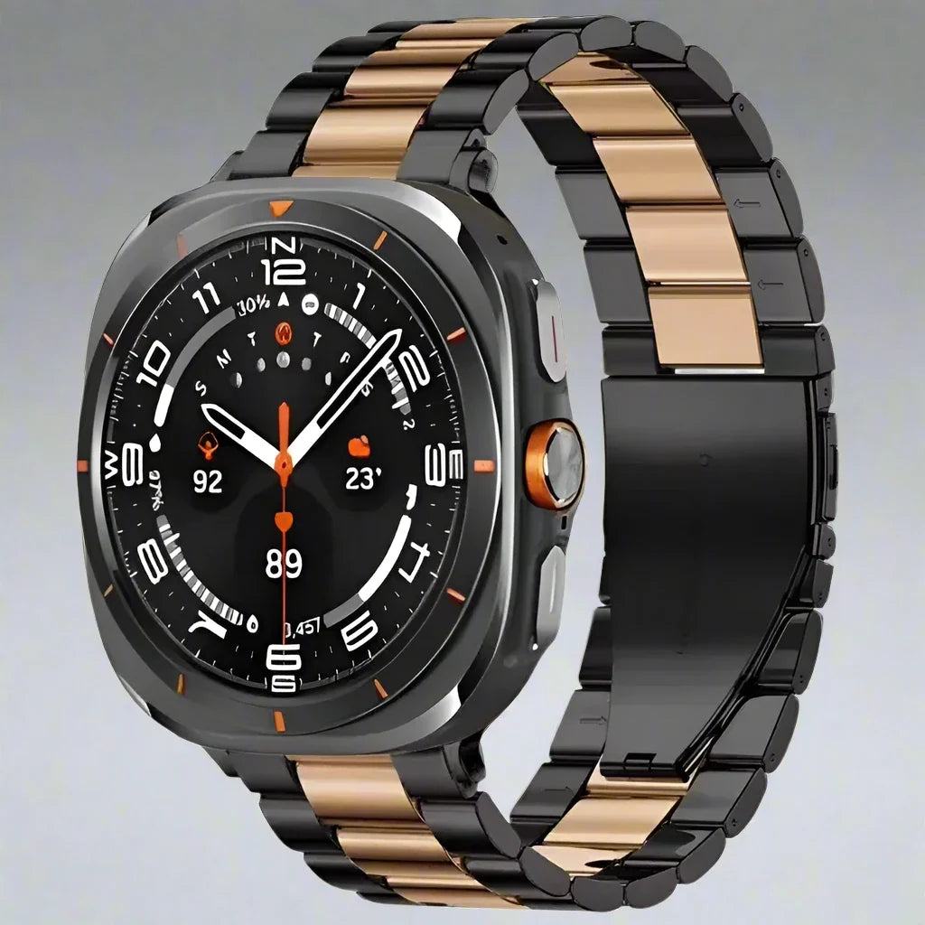 Stainless Steel Watch Band 47mm Smartwatch Metal Band Premium Finish Adjustable Wristband Elegant | Sansoti