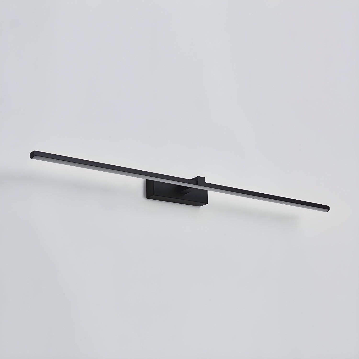 Lineaire Spiegelverlichting Metaal – Geïntegreerde LED Wandlamp in Zwart – 3 Lengtes | Sansoti