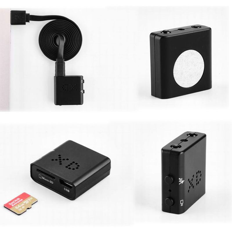 Discreet Compacte Beveiligingscamera Full-HD 1080P WiFi Nachtzicht Bewegingsdetectie | Sansoti