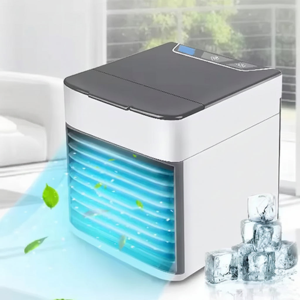 Portable Mini Air Conditioner USB 28dB Whisper Motor Water Cooling Office & Home | Sansoti