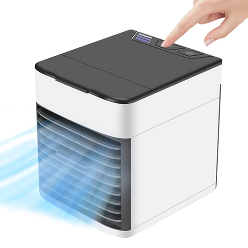 Portable Mini Air Conditioner USB 28dB Whisper Motor Water Cooling Office & Home | Sansoti