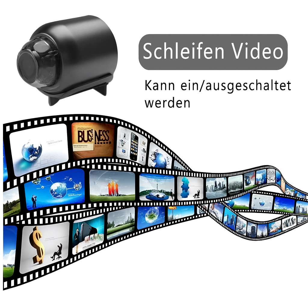 Compacte Beveiligingscamera met Wifi Nachtzicht Bewegingsdetectie Full HD Draadloos Thuisbewaking App Besturing Automatische Opname Micro SD Kaartslot Discrete Monitoring Dag en Nacht | Sansoti