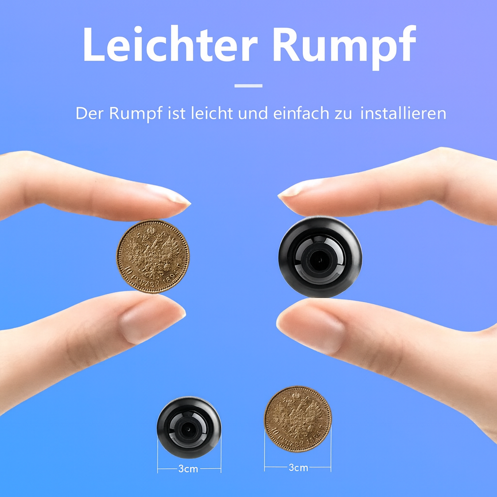 Compacte Beveiligingscamera met Wifi Nachtzicht Bewegingsdetectie Full HD Draadloos Thuisbewaking App Besturing Automatische Opname Micro SD Kaartslot Discrete Monitoring Dag en Nacht | Sansoti