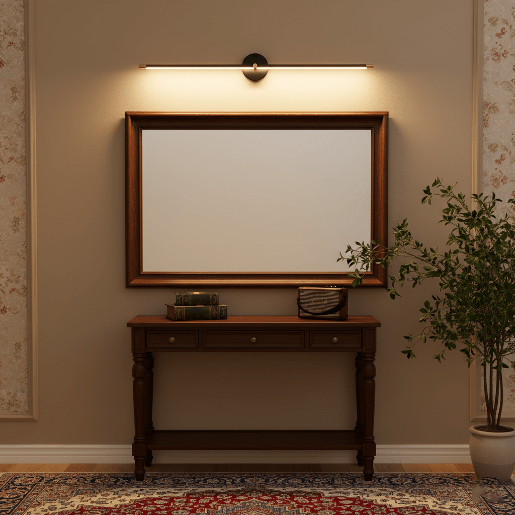 Edge Lineaire LED Wandlamp – 68/98/128 cm – Zwart/Goud – Warm/Neutraal/Koel Wit – Dimbaar Beschikbaar – Badkamer/Spiegel/Kunstverlichting | Sansoti