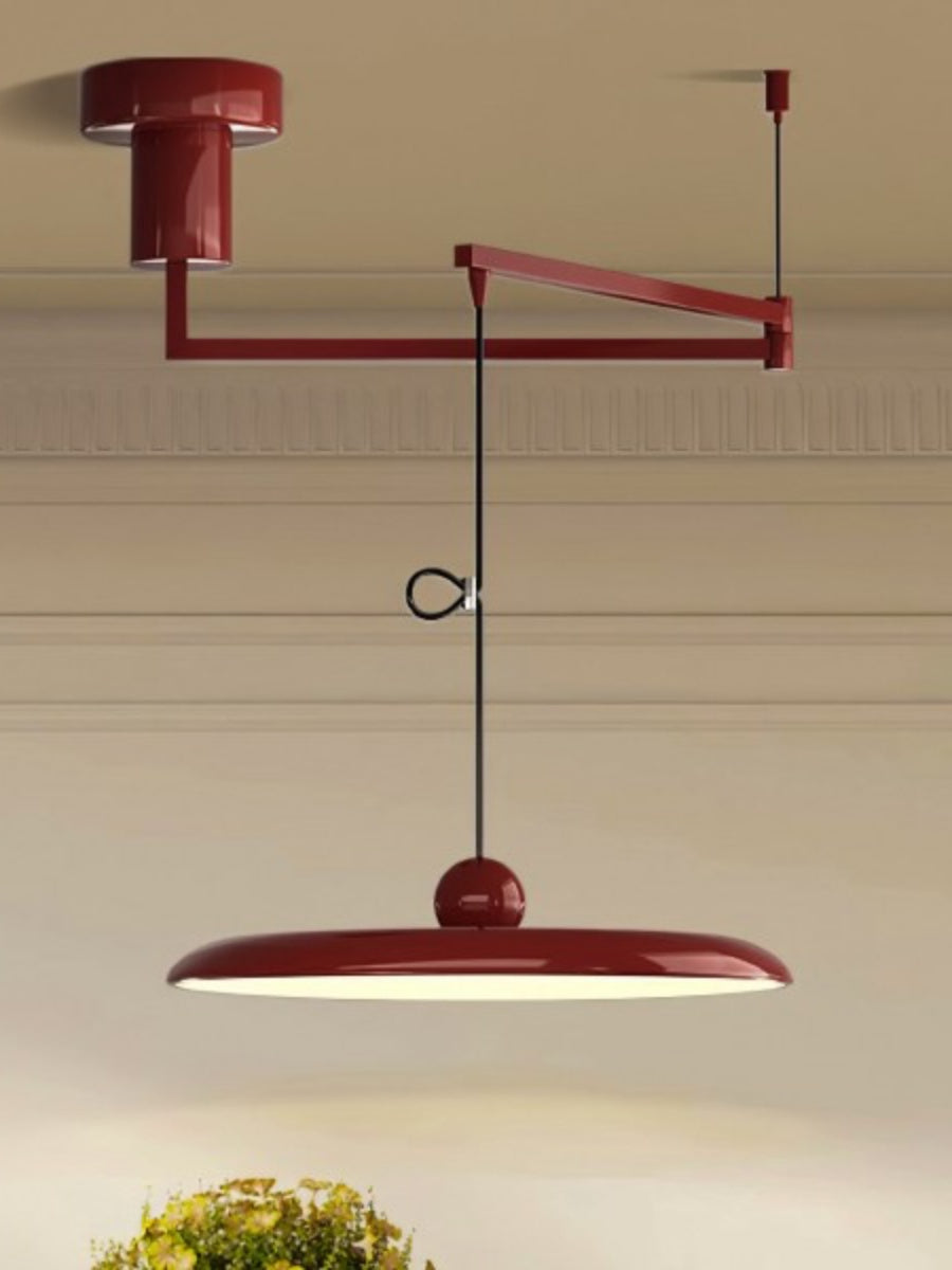 Verstelbare Hanglamp met Zwenkarm – Minimalistische Industriële Verlichting Metaal | Sansoti