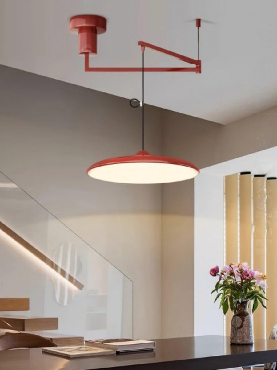 Verstelbare Hanglamp met Zwenkarm – Minimalistische Industriële Verlichting Metaal | Sansoti