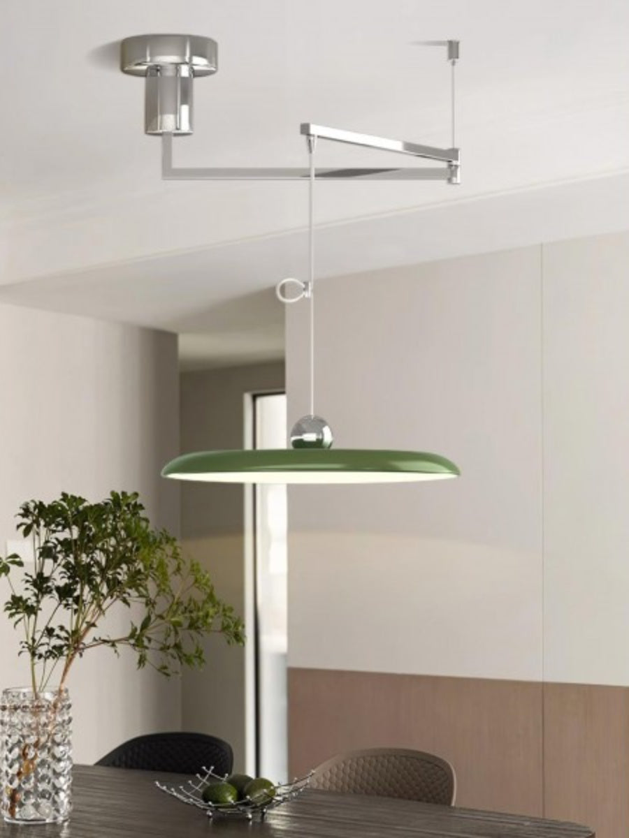Verstelbare Hanglamp met Zwenkarm – Minimalistische Industriële Verlichting Metaal | Sansoti