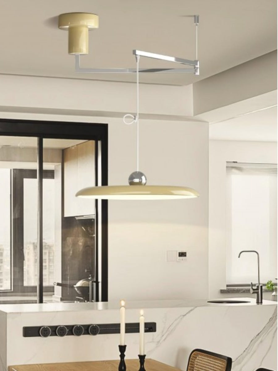 Verstelbare Hanglamp met Zwenkarm – Minimalistische Industriële Verlichting Metaal | Sansoti
