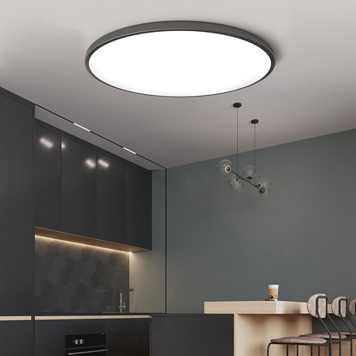 Vlakke Plafondlamp Ultra-Dun LED-Armatuur Scandinavisch Design Dimbaar Sfeerlicht Woonkamer Slaapkamer | Sansoti