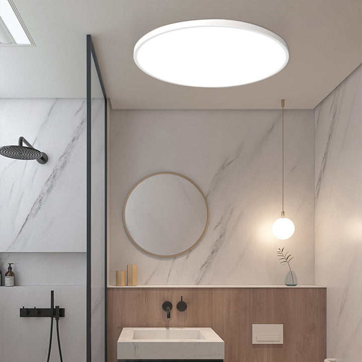 Vlakke Plafondlamp Ultra-Dun LED-Armatuur Scandinavisch Design Dimbaar Sfeerlicht Woonkamer Slaapkamer | Sansoti
