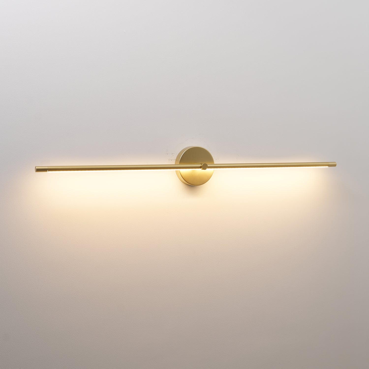 Edge Lineaire LED Wandlamp – 68/98/128 cm – Zwart/Goud – Warm/Neutraal/Koel Wit – Dimbaar Beschikbaar – Badkamer/Spiegel/Kunstverlichting | Sansoti