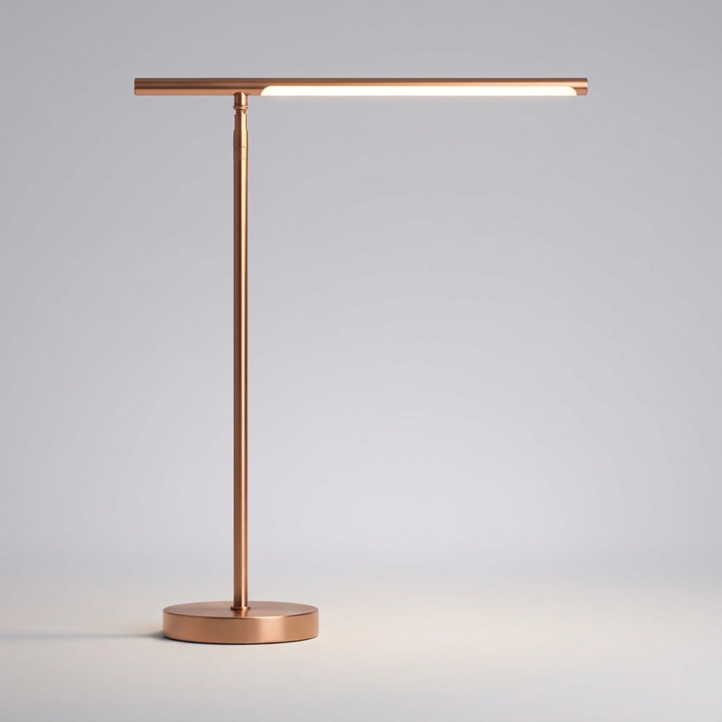 Bureaulamp Verstelbaar LED 3 Lichtkleuren Minimalistisch Metaal Warm Zwart Koper Energie-zuinig Werklamp Kantoor Thuiswerk Moderne Design | Sansoti