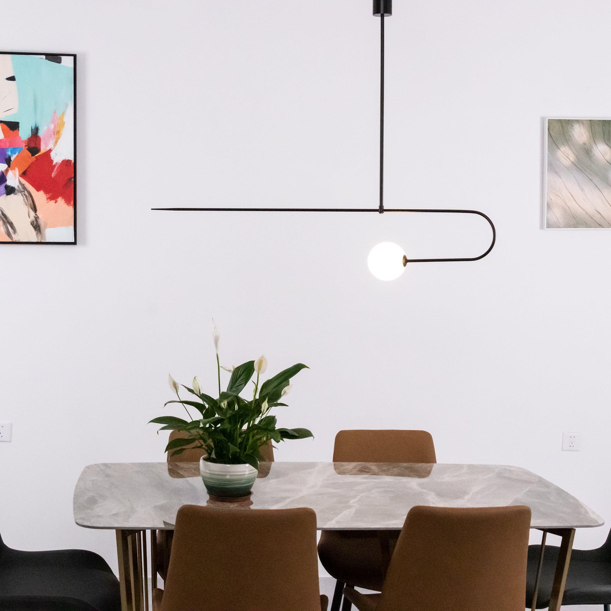 Mobiel Plafondlamp met Glazen Bollen – Modern Messing of Zwart Design – 9 Configuraties – G9 & G4 Fitting | Sansoti