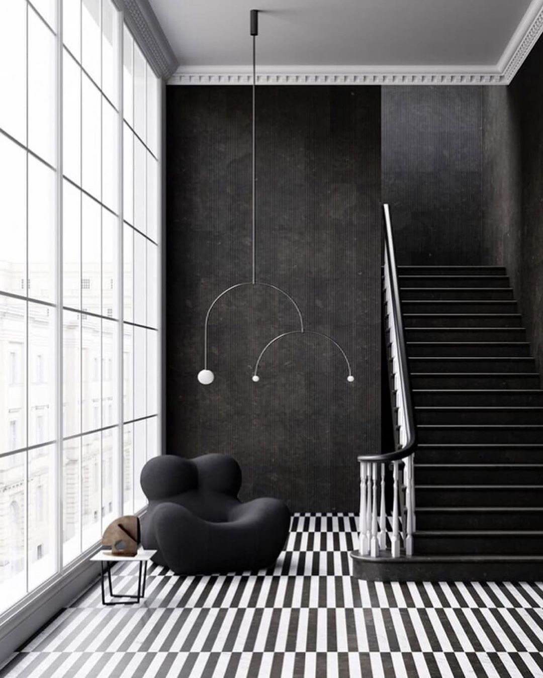 Mobiel Plafondlamp met Glazen Bollen – Modern Messing of Zwart Design – 9 Configuraties – G9 & G4 Fitting | Sansoti