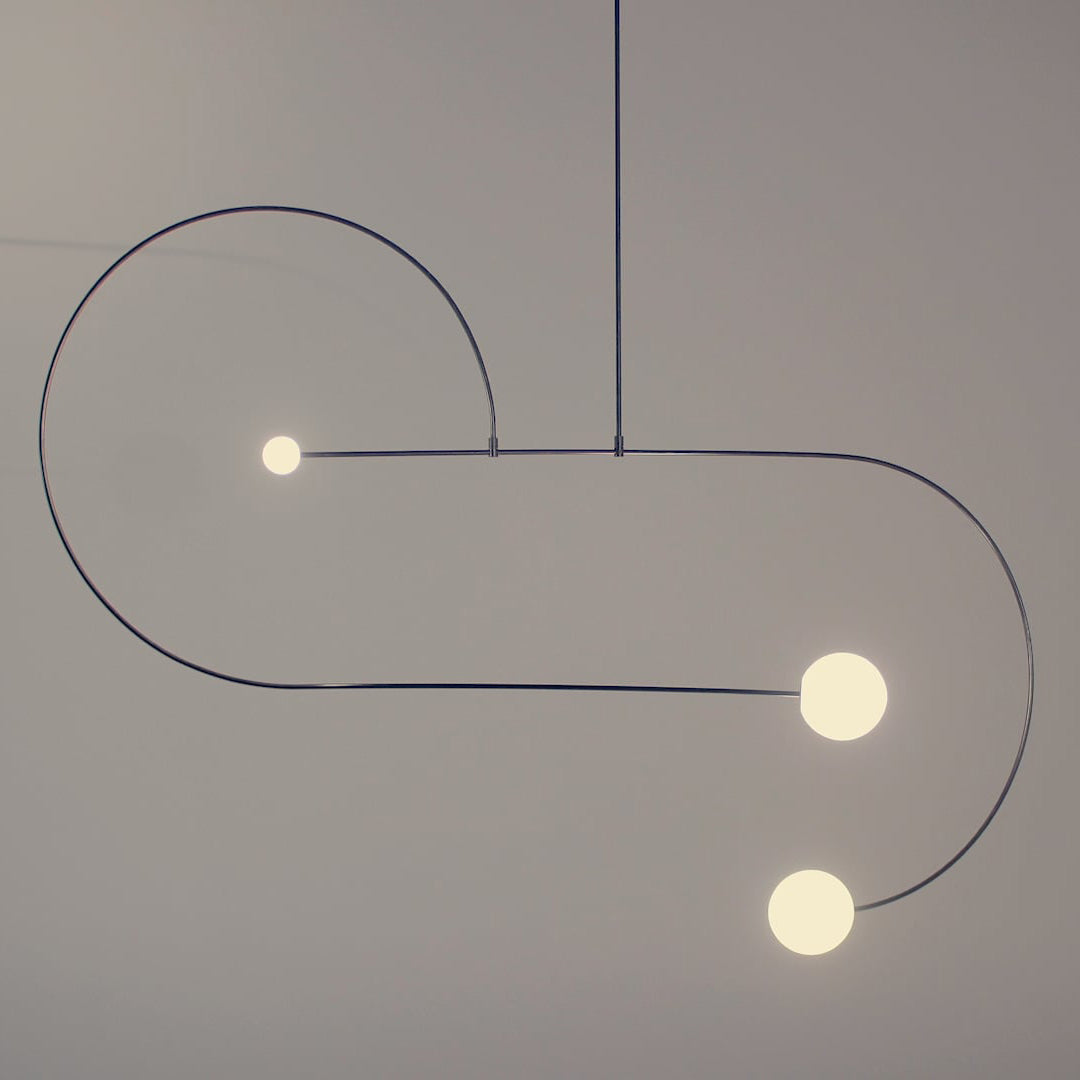 Mobiel Plafondlamp met Glazen Bollen – Modern Messing of Zwart Design – 9 Configuraties – G9 & G4 Fitting | Sansoti