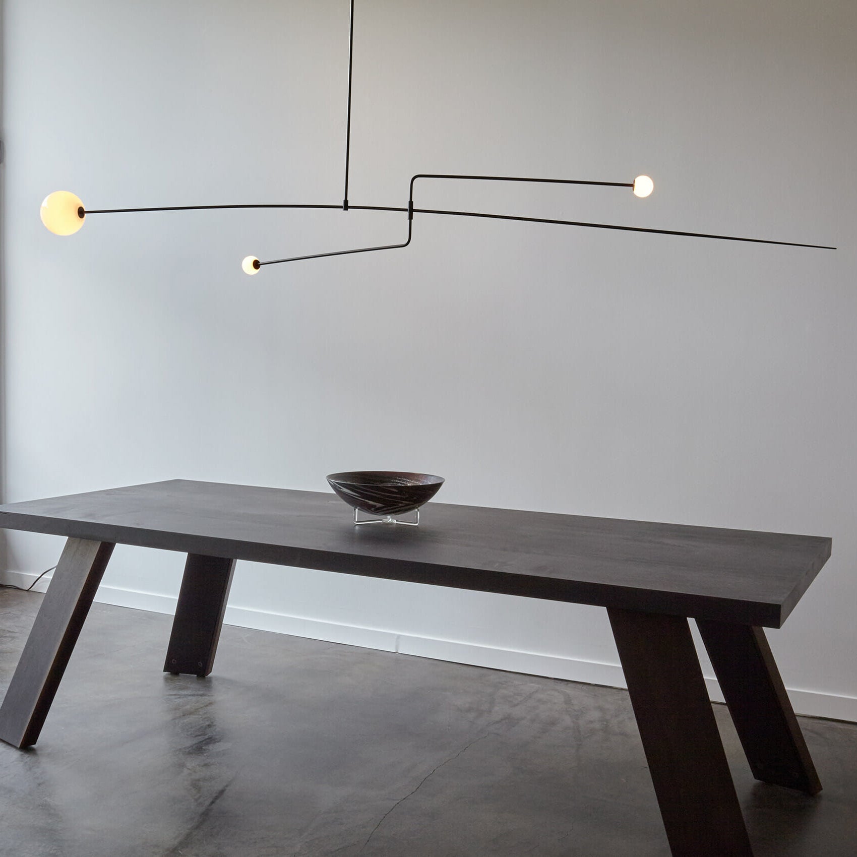 Mobiel Plafondlamp met Glazen Bollen – Modern Messing of Zwart Design – 9 Configuraties – G9 & G4 Fitting | Sansoti