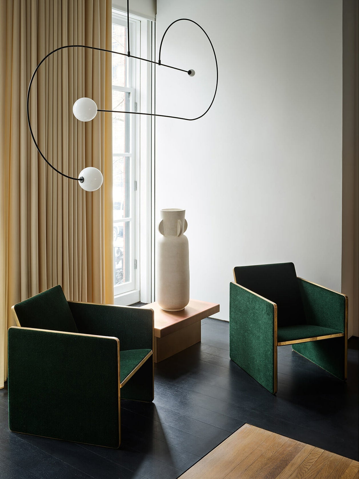 Mobiel Plafondlamp met Glazen Bollen – Modern Messing of Zwart Design – 9 Configuraties – G9 & G4 Fitting | Sansoti