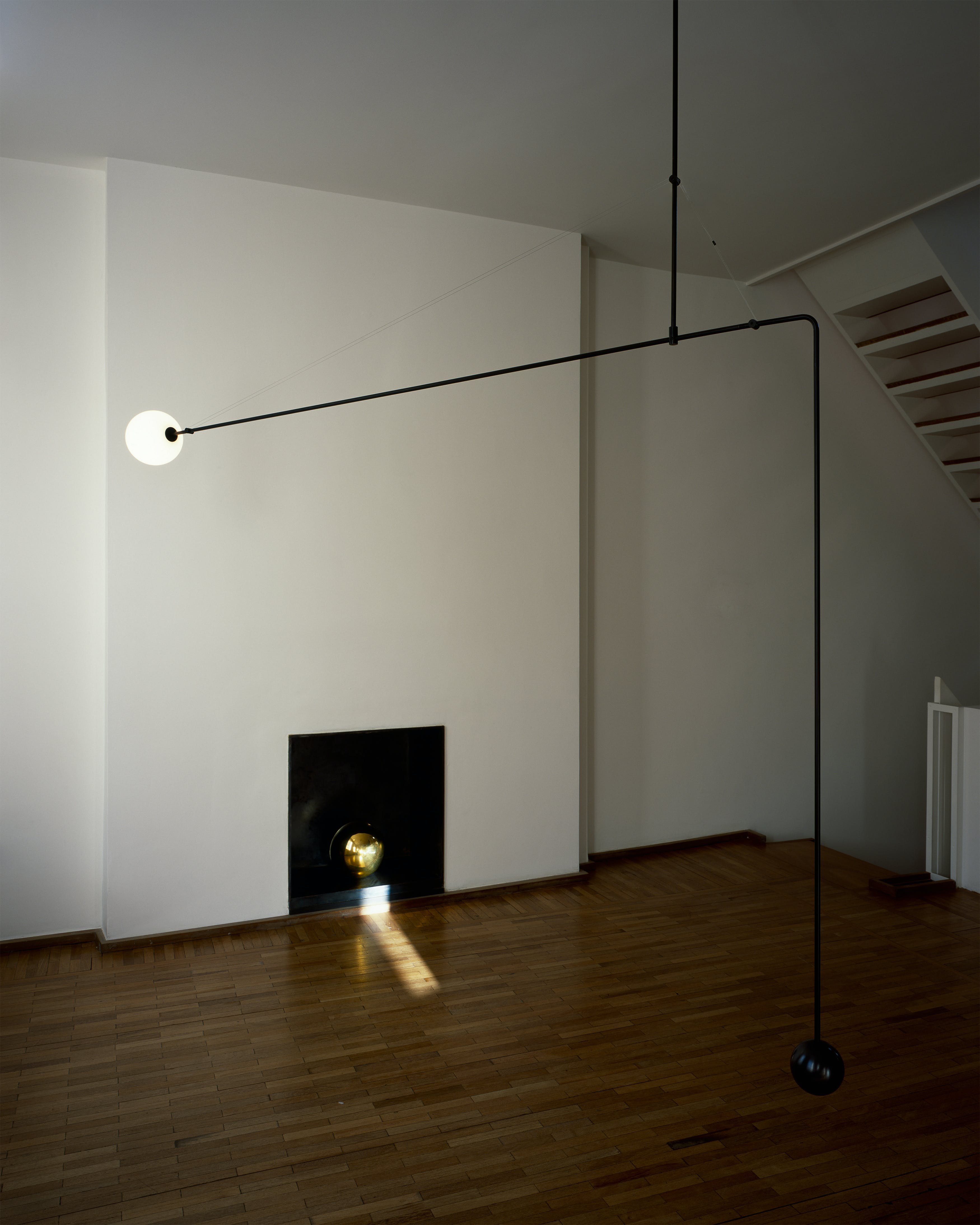 Mobiel Plafondlamp met Glazen Bollen – Modern Messing of Zwart Design – 9 Configuraties – G9 & G4 Fitting | Sansoti