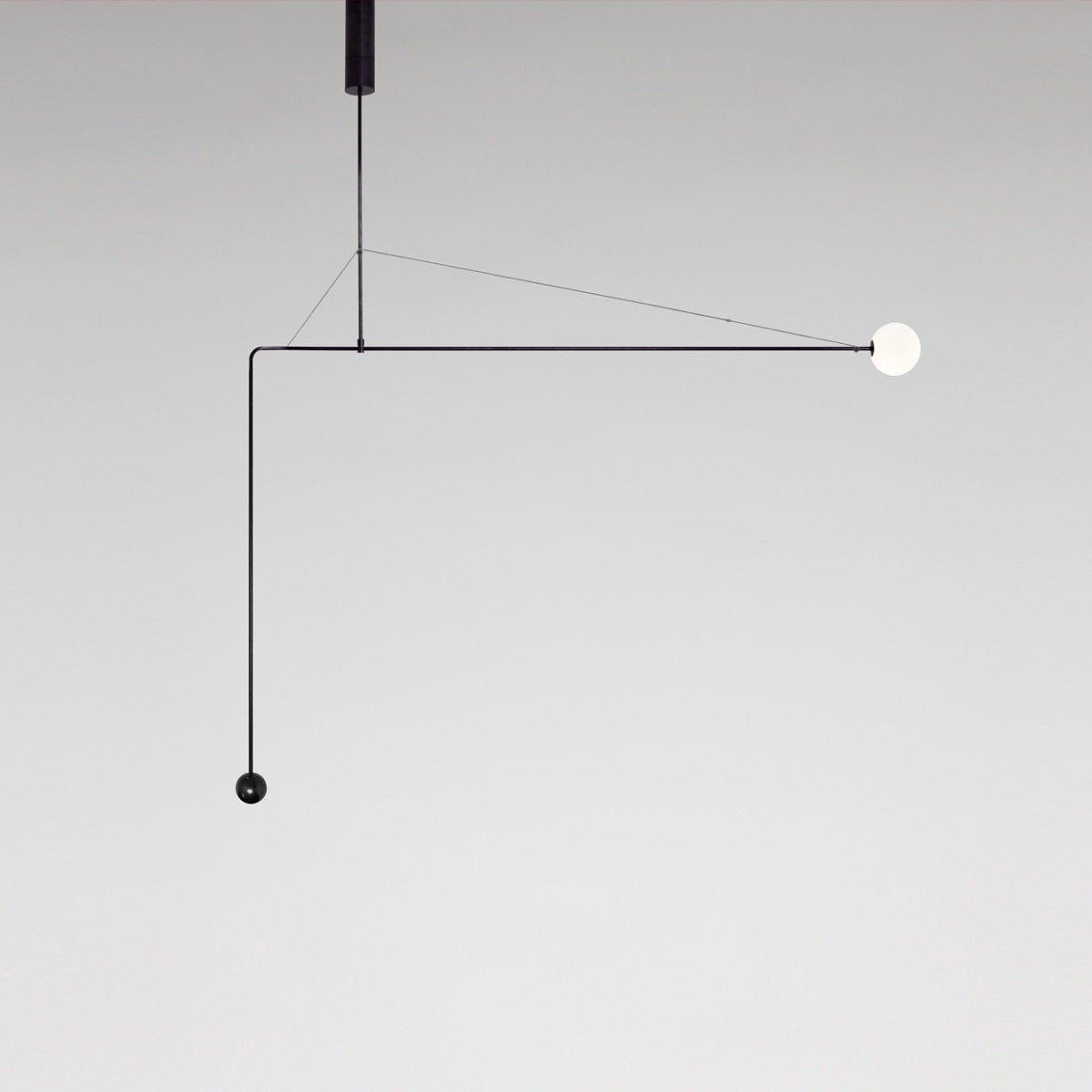 Mobiel Plafondlamp met Glazen Bollen – Modern Messing of Zwart Design – 9 Configuraties – G9 & G4 Fitting | Sansoti