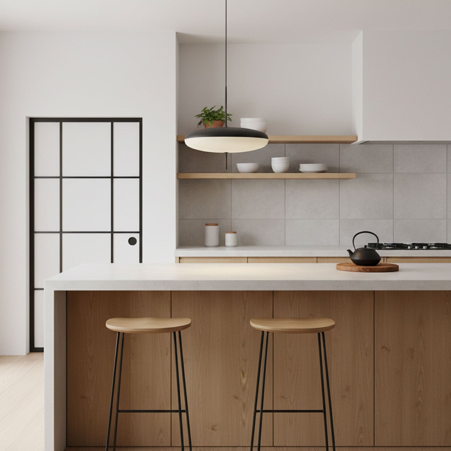 Opaalwitte Schijfhanglamp Elliptisch Design Glas-Effect Polymeer 3-4 Lichtpunten E26/E27 Moderne Designlamp Scandinavische Stijl Zwart of Wit Scandinavisch Interieur | Sansoti