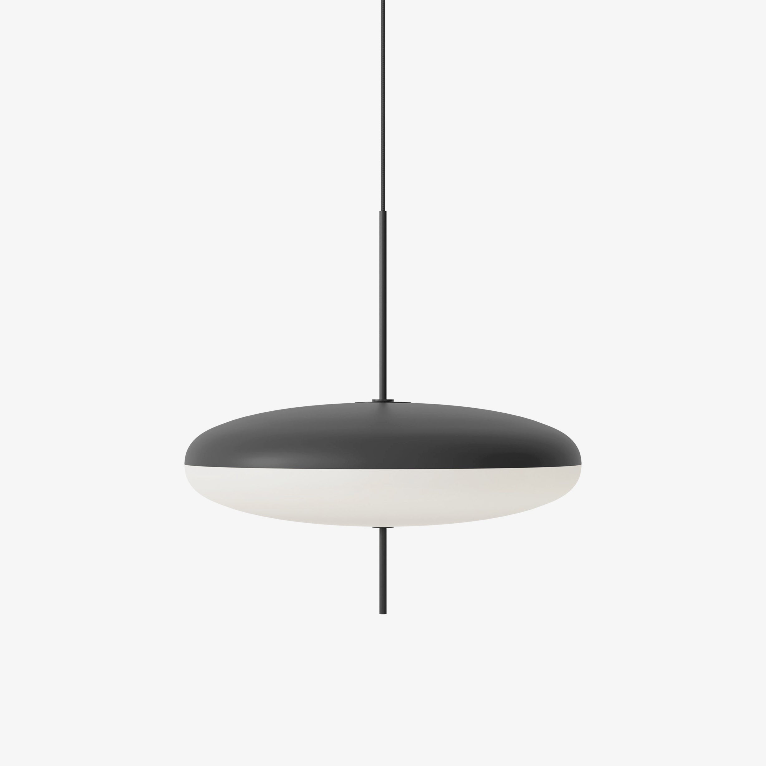 Opaalwitte Schijfhanglamp Elliptisch Design Glas-Effect Polymeer 3-4 Lichtpunten E26/E27 Moderne Designlamp Scandinavische Stijl Zwart of Wit Scandinavisch Interieur | Sansoti