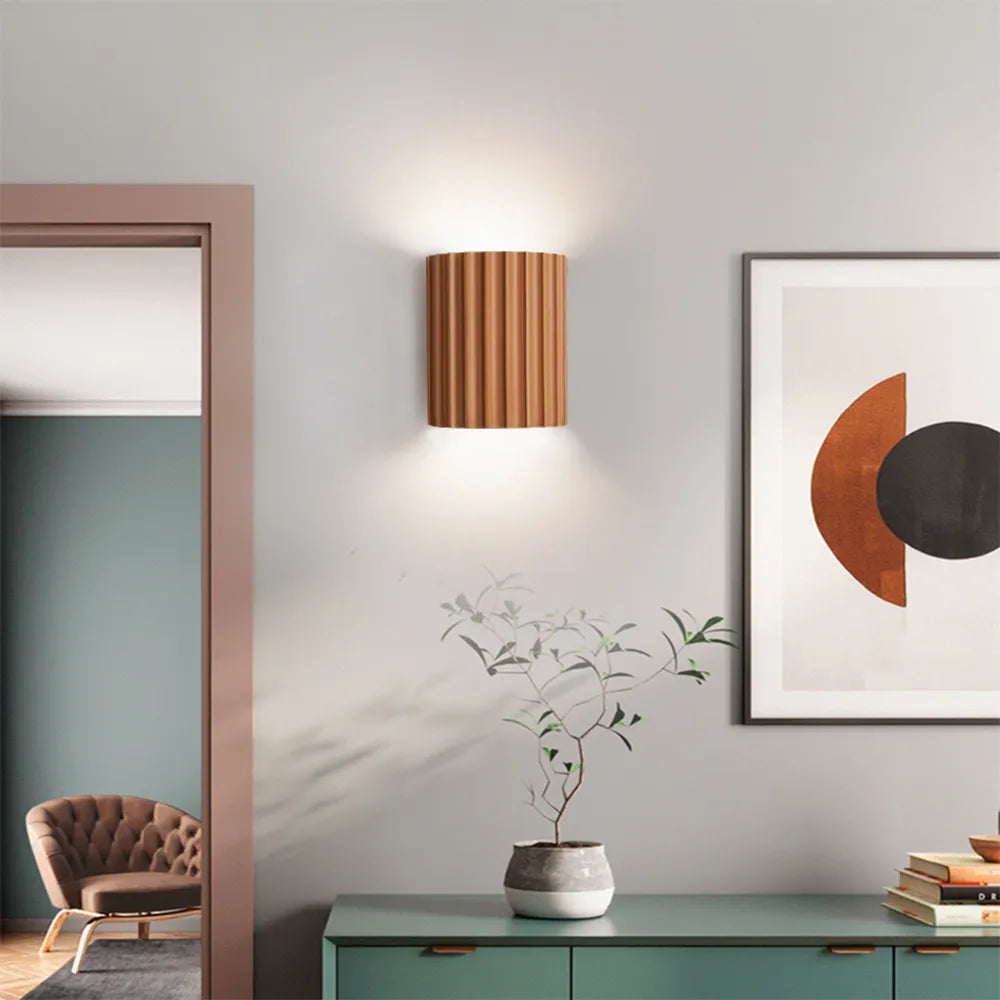 Wandleuchte Harz Halbrund Minimalistisch G9 LED Schlafzimmer Flur Wohnzimmer Modern | Restfield